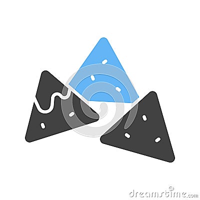 Nachos Icon Image. Vector Illustration