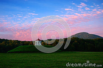 Nacoochee Indian Mound Stock Photo