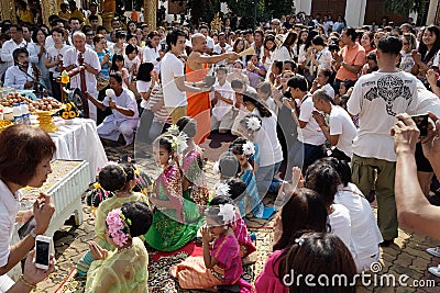 Naga hindu ceremony in thailand Editorial Stock Photo