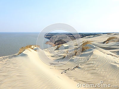 Nagliu dunes in Neringa, Lithuania Stock Photo