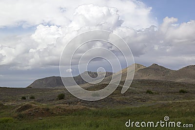 Nagorno-Karabakh - May, 10: Mountain landscape Editorial Stock Photo