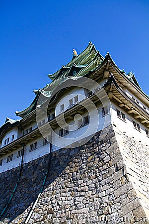Nagoya Castle is a Japanese castle in Nagoya, Aichi Prefecture Stock Photo