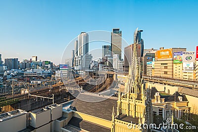 Nagoya cityscape skyline in Japan Editorial Stock Photo