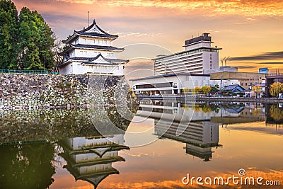 Nagoya, Japan castle moat Editorial Stock Photo