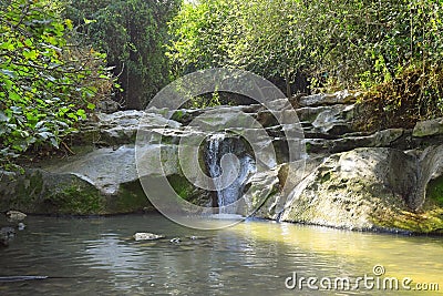 Nahal Hashofet, Mount Carmel, Yokneam Moshava, Israel Stock Photo