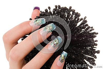 Nail art Stock Photo