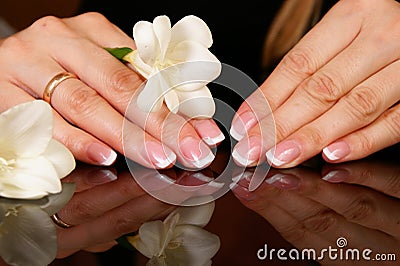 Nail art Stock Photo