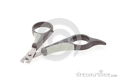 Nail clipper for cats or small dogs isolated Stock Photo