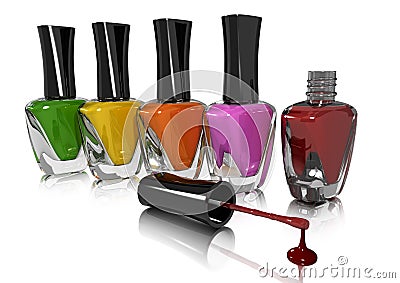 Nail Polish Stock Photo