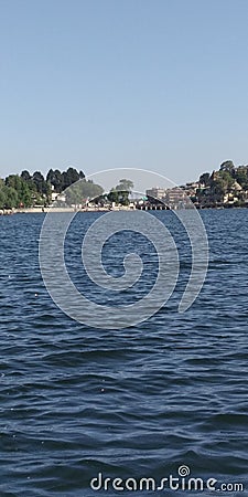 Nainital lake located in nainital India Stock Photo