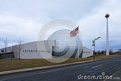 Naismith Memorial Basketball Hall of Fame, Springfield, Massachusetts Editorial Stock Photo