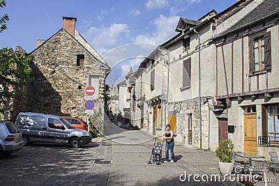 Najac, France Editorial Stock Photo