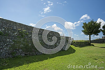 Nakagusuku Castle Ruins Editorial Stock Photo