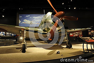 Nakajima Ki-43 Hayabusa Warplane Editorial Stock Photo