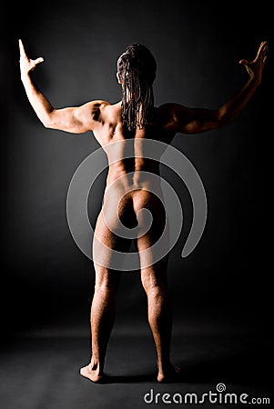 Naked Man With Dreadlocks 116