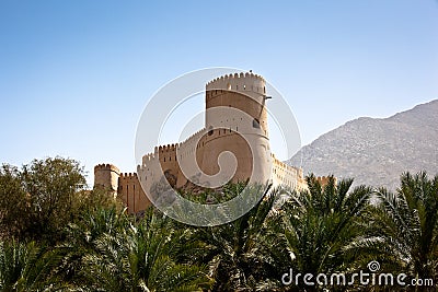 The Nakhl Fort in Al Batinah Stock Photo