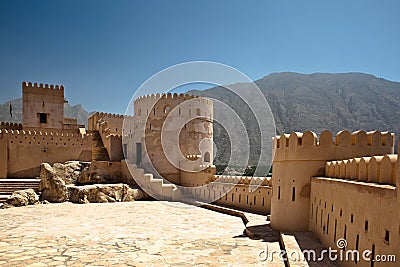 The Nakhl Fort in Al Batinah Stock Photo