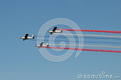 Air Show at Kamphaeng Saen Aviation School Royal Thai Air Force Editorial Stock Photo