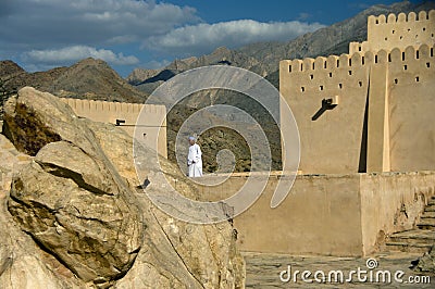 Naklah Fort, Oman Editorial Stock Photo