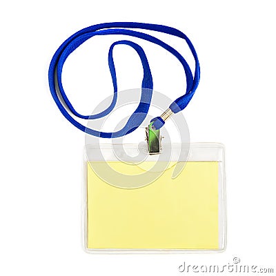 Name id card badge Stock Photo