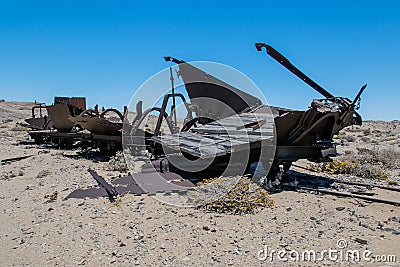 Namibia - Diamond Area - Sperrgebiet Stock Photo