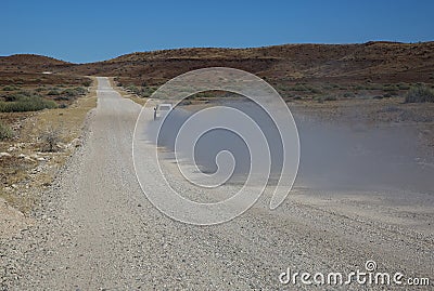 Namibian roads Stock Photo