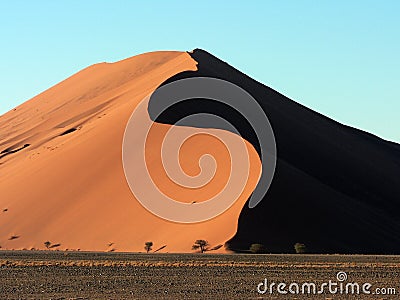 Namibian Sand Dune Stock Photo