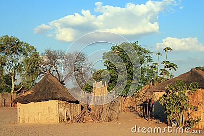 Namibian Village Stock Photo