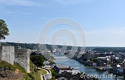 Namur, capital city of Wallonia, Belgium Stock Photo