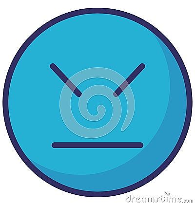Angry, rage Vector Isolated Icon which can easily modify or edit Vector Illustration