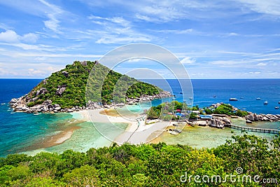 Nangyuan island, Suratthani, Southern of Thailand Stock Photo