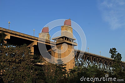 Nanjing Yangtze River Bridge, China Stock Photo