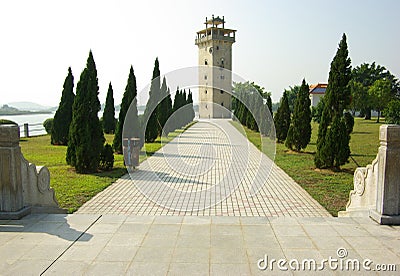 Nanlou Commemorative Park in Kaiping, Guangdong, China Editorial Stock Photo