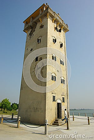 Nanlou Tower in Kaiping, Guangdong, China Editorial Stock Photo