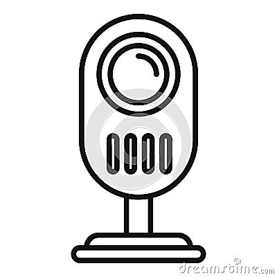 Nanny baby monitor icon outline vector. Radio care Vector Illustration