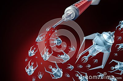 Nano Medical Technology Stock Photo