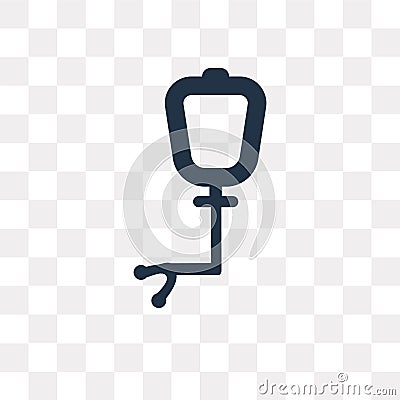 Nanometer vector icon isolated on transparent background, Nanometer transparency concept can be used web and mobile Vector Illustration