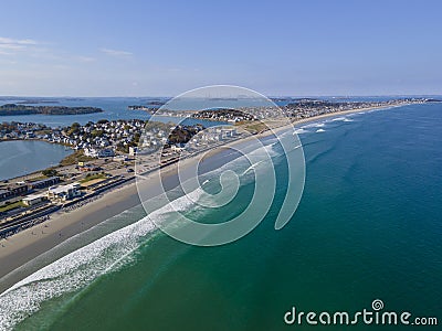 Nantasket Beach, Hull, Massachusetts, USA Stock Photo