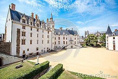 Nantes city in France Stock Photo