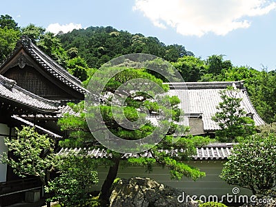 Nanzenji Temple and Stone Garden Stock Photo