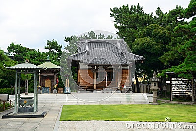 Nanzo-in Buddhist temple, Tokyo, Japan Editorial Stock Photo