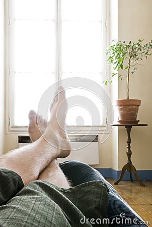 Nap time Stock Photo