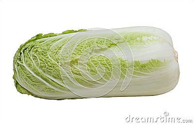 Napa cabbage, isolated on white Stock Photo