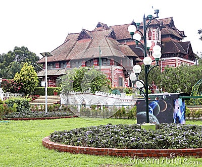 Napier Museum Gardens in India Editorial Stock Photo