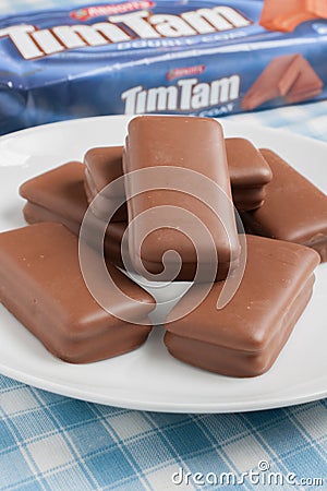 Arnott`s Tim Tams Editorial Stock Photo