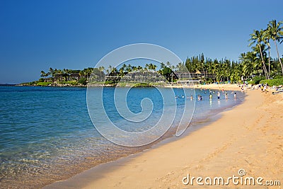 Napili Beach, west coast of Maui, Hawaii Stock Photo