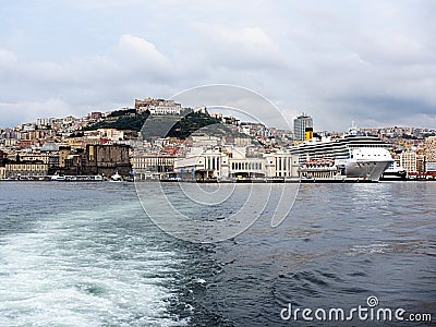 Naples cruise port Editorial Stock Photo