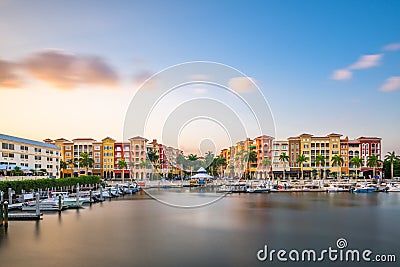 Naples, Florida, USA downtown skyline Editorial Stock Photo