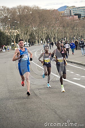 Naples Half Marathon, 25 February 2024 Editorial Stock Photo