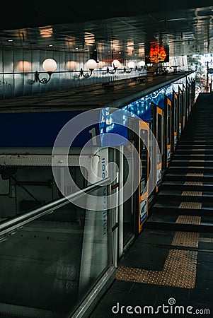 Funicular cable railway train station Editorial Stock Photo